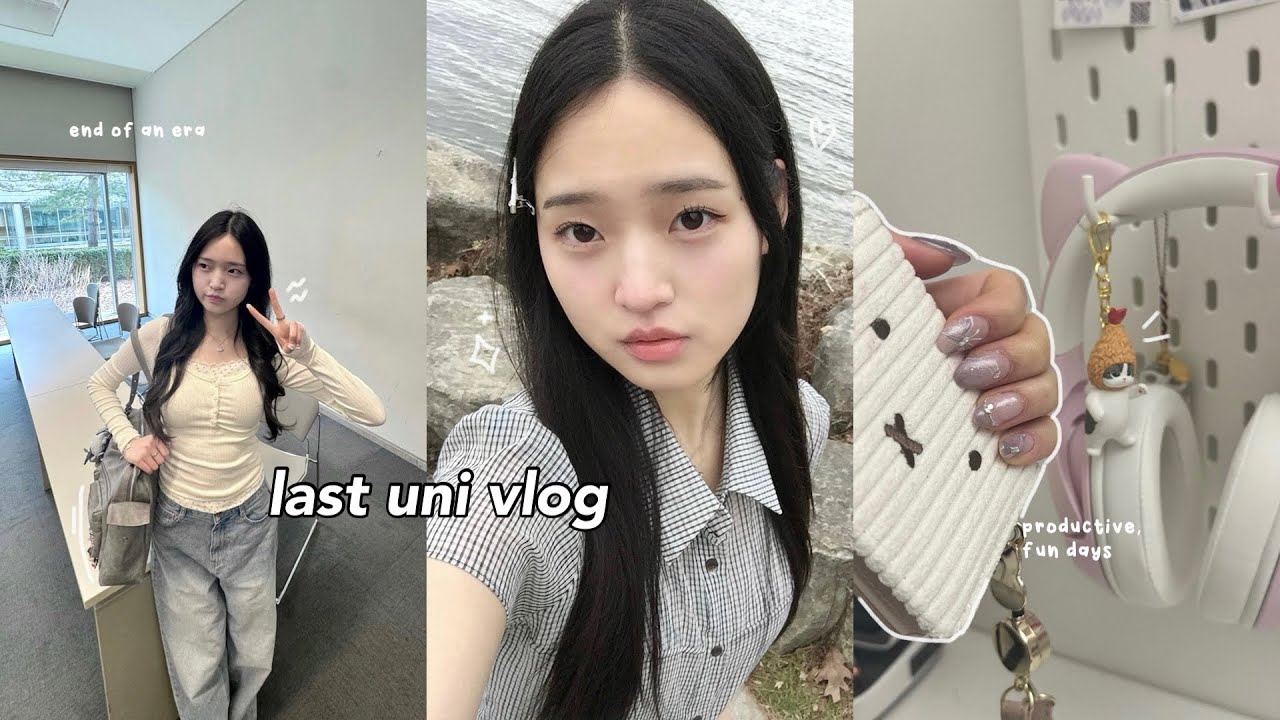 my last ever uni vlog💌: last school days, city with friends, birthday dinners, productive days