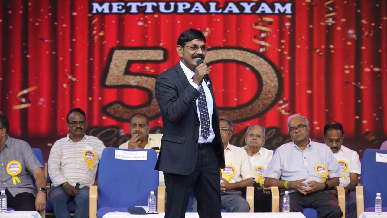 LUMINAIRE 2025 CHIEF GUEST  DR.C.SYLENDRA BABU IPS  SPEECH GOLDEN JUBILEE ANNUAL DAY  CELEBRATION