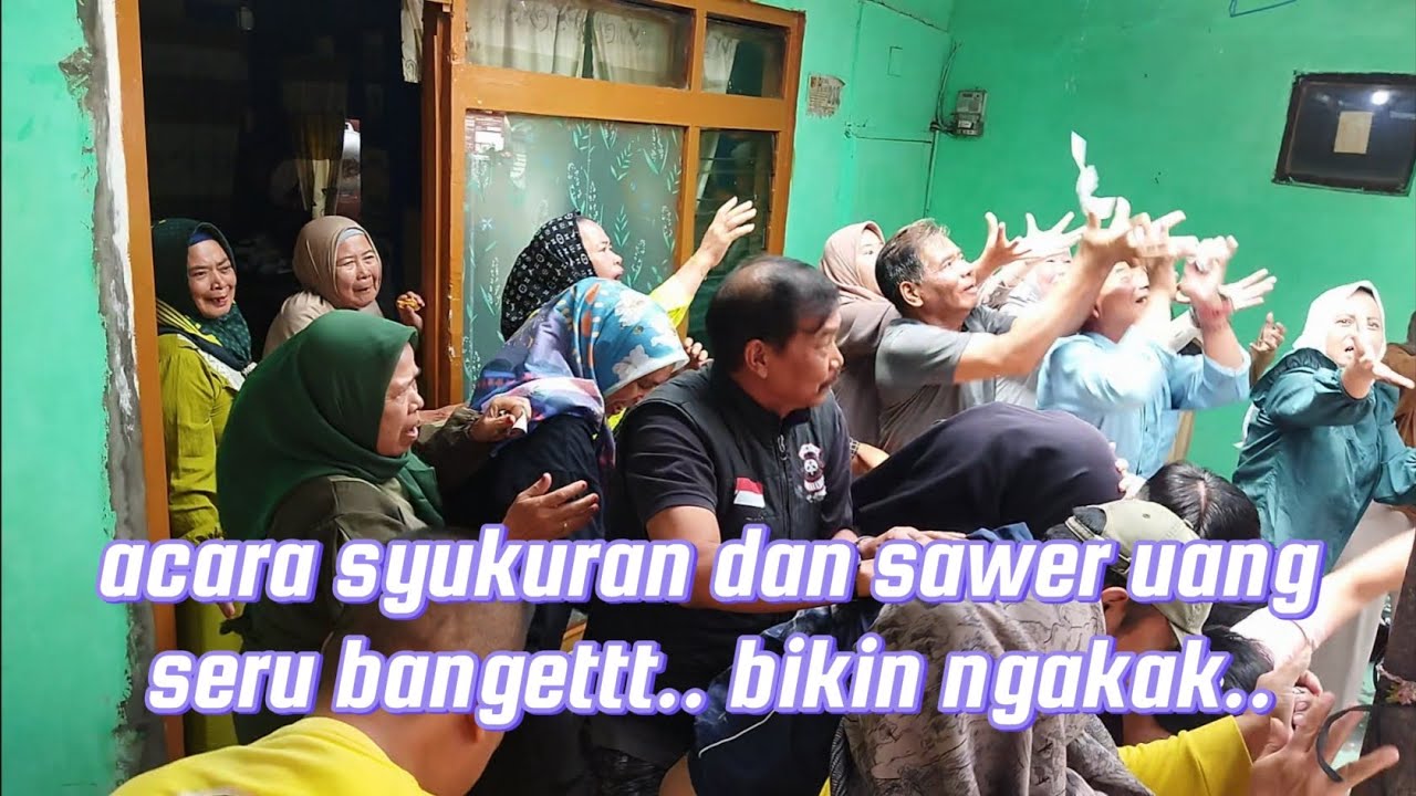 ACARA SYUKURAN DAN SAWER UANG❗SERU BANGETTT.. BIKIN NGAKAK.. @Redzachannel 