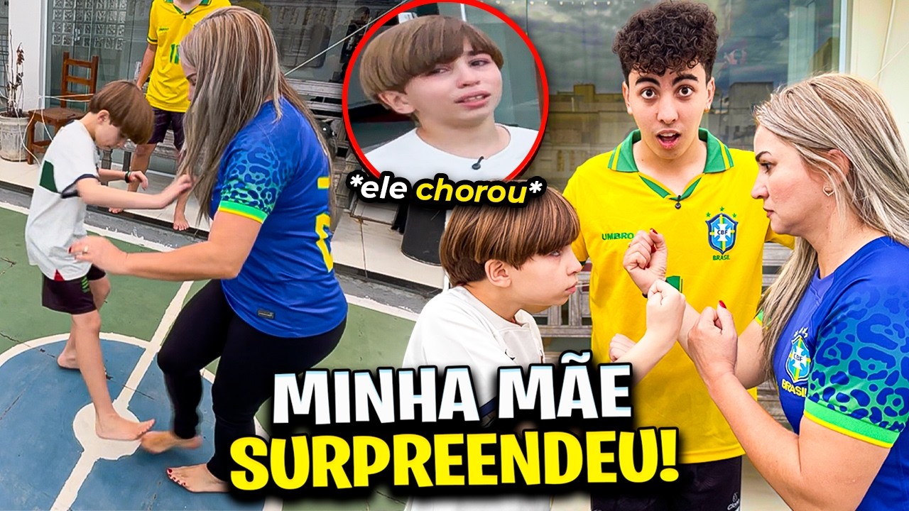 MINHA MÃE X MEU IRMÃOZINHO NO X1! ELE FICOU DE CASTIGO?!