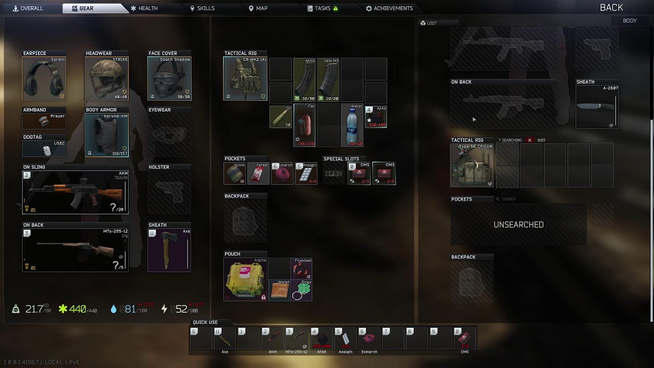 Solo PVE Tarkov - im still learning