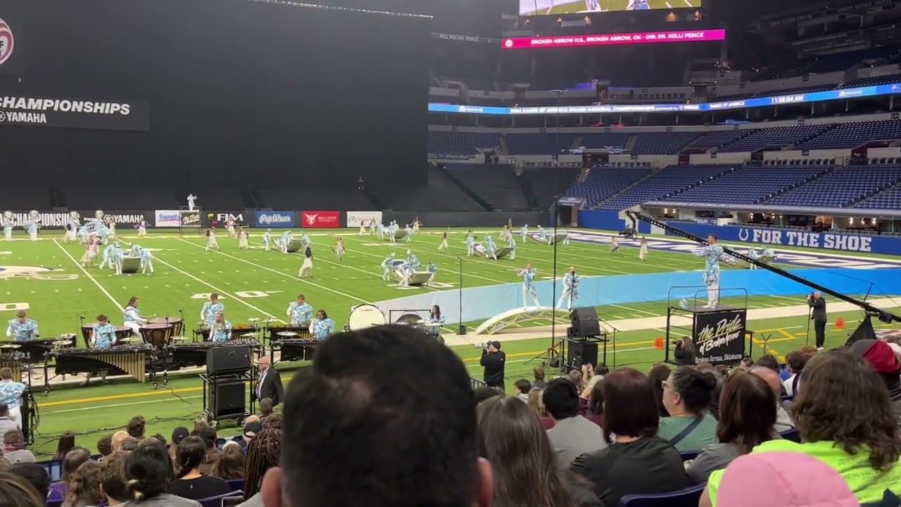 Broken Arrow High School Marching Band at 2024 Grand National Semifinals