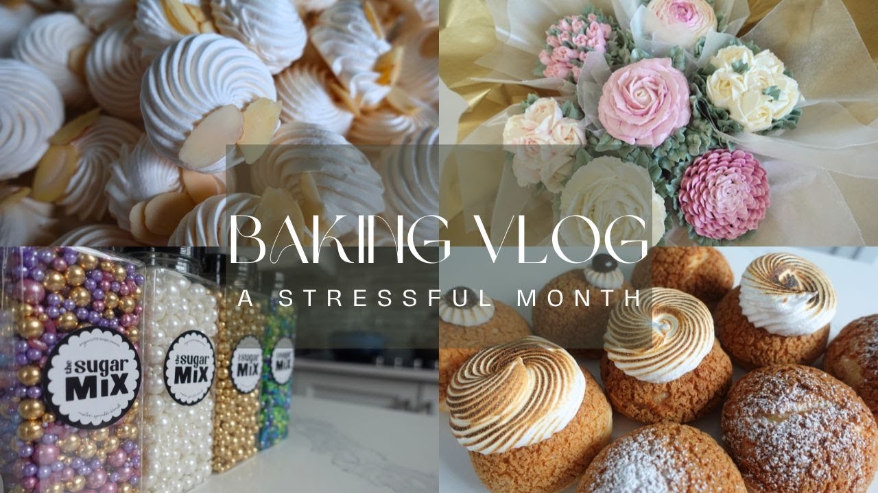 A Stressful Baking Month | I was TIRED | Baking Vlog with Sweet Dreams Bake Shoppe