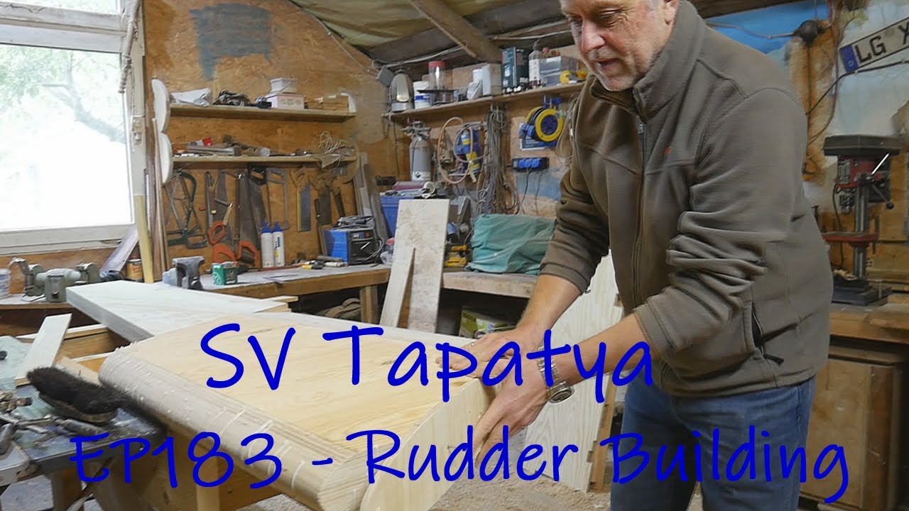 Изготовление руля - Строительство крейсерского парусного судна - SV Tapatya EP183
