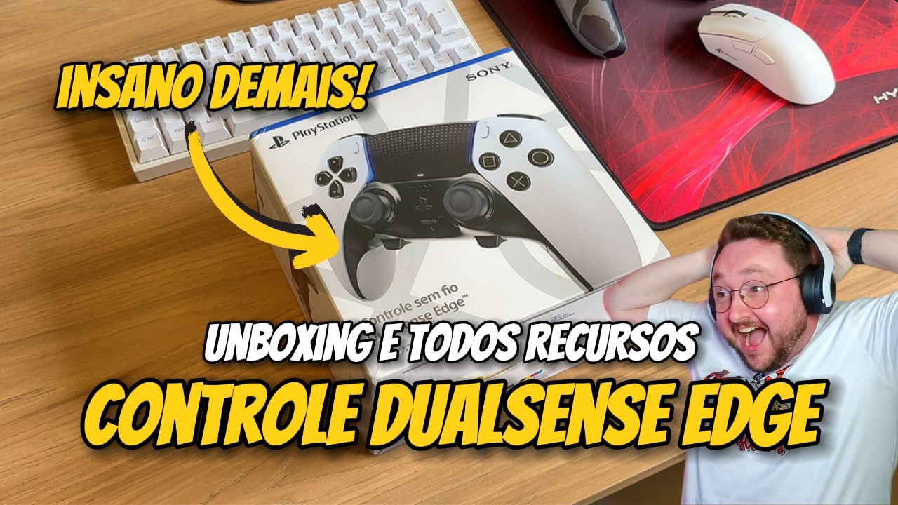 Unboxing Controle PS5 DualSense Edge! Todos os recurcos explicados!