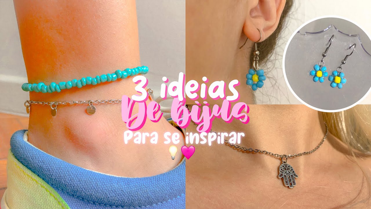 3 IDEIAS de ACESSÓRIOS para fazer EM CASA!💡🩷