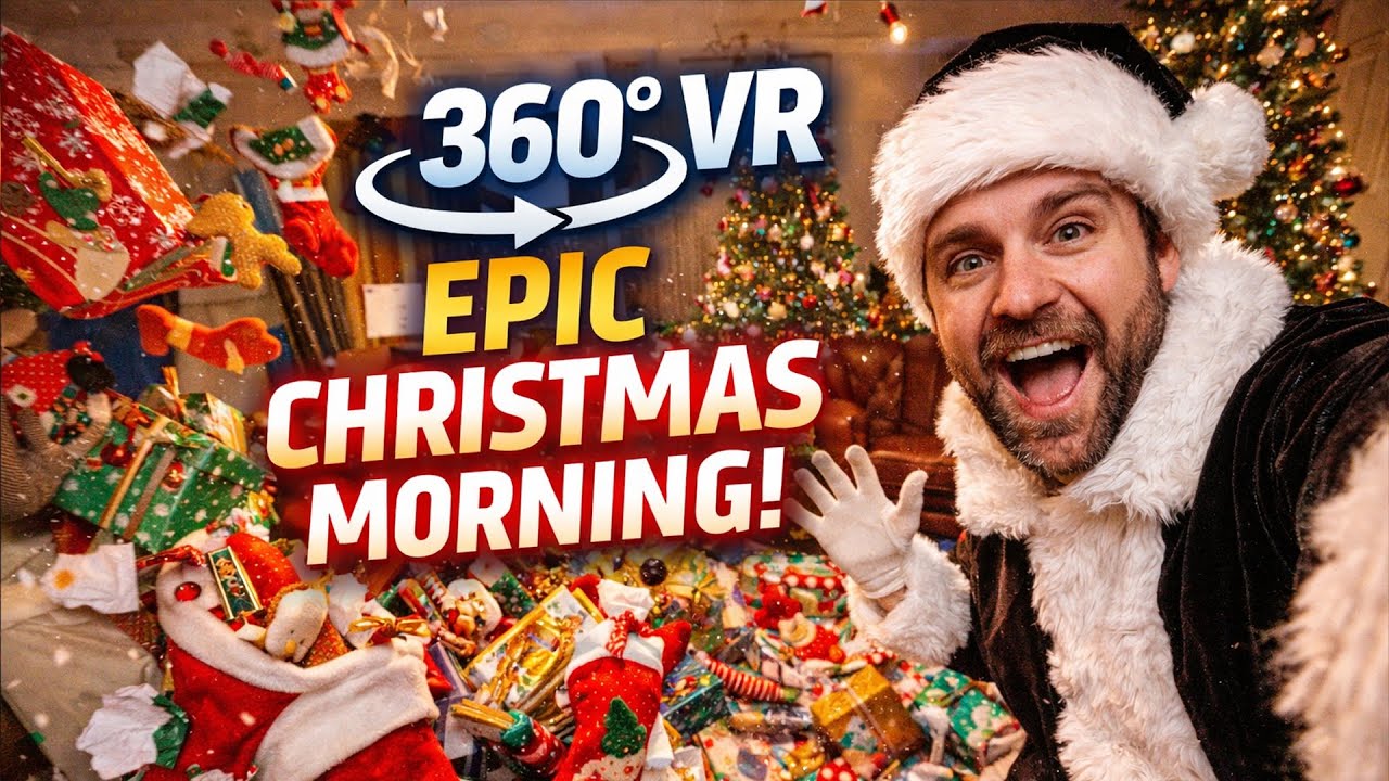 360° Christmas Morning | Real-Time Stocking Opening in Immersive VR
