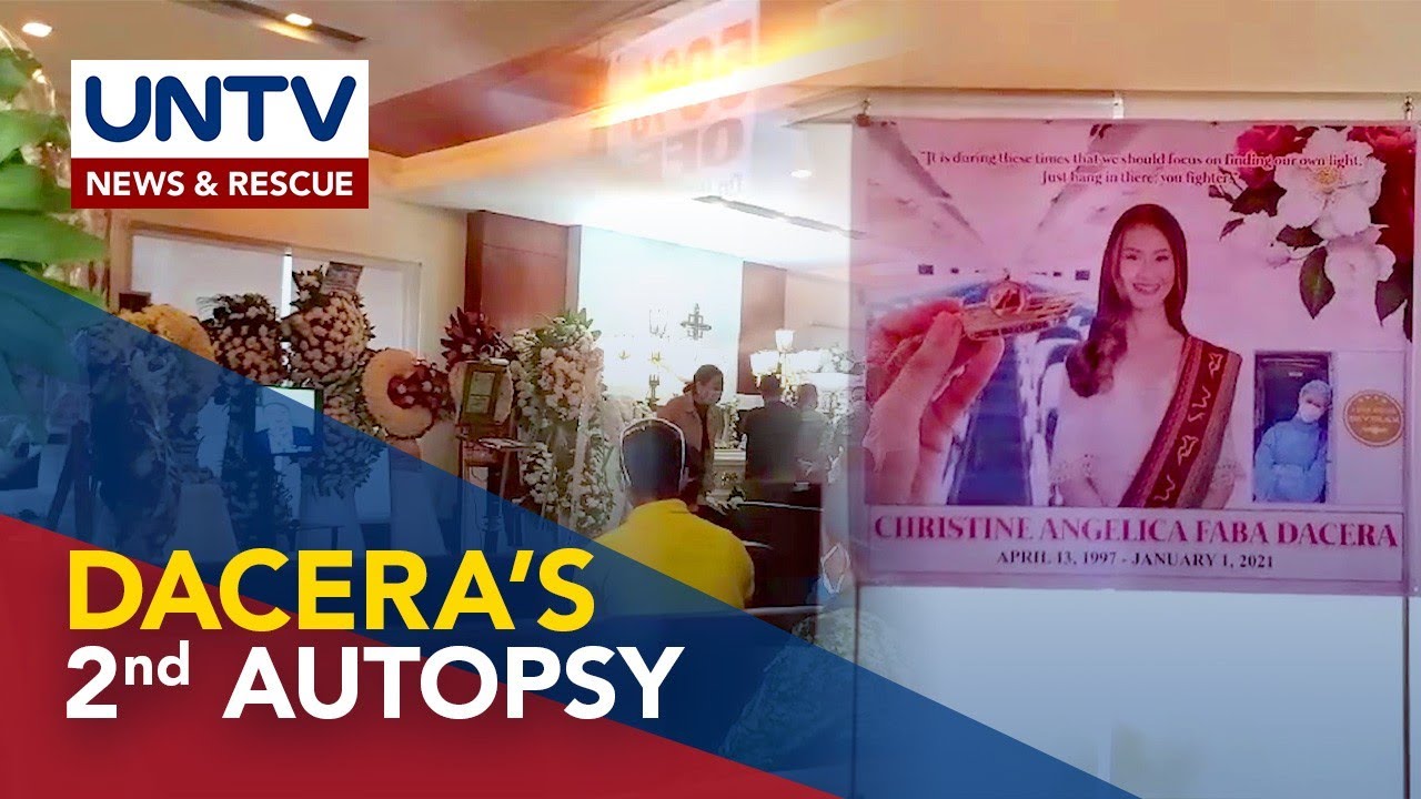 NBI extracts samples for urinalysis from Dacera's remains in 2nd autopsy