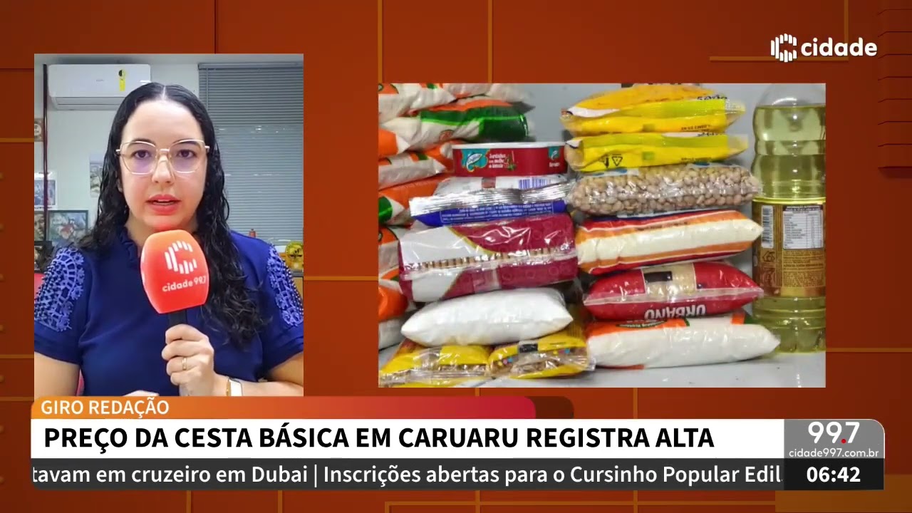 Manhã Cidade - 04.03.26 - Preço da cesta básica em Caruaru registra alta