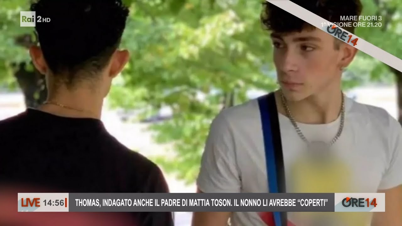 Padre e figlio della famiglia Toson indagati per l'omicidio di Thomas - Ore 14 del 22/03/2023