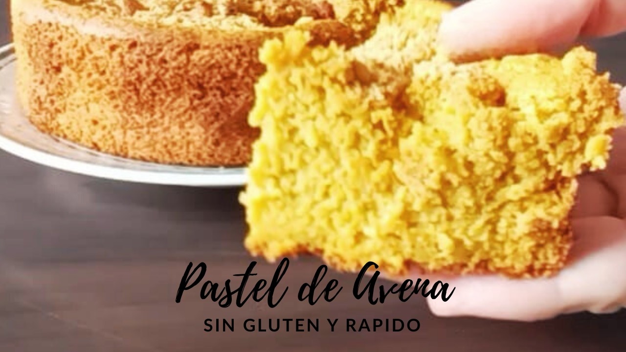 “Tienes Avena y Zanahoria, Haz este Pastel Saludable” Fácil y Rápido