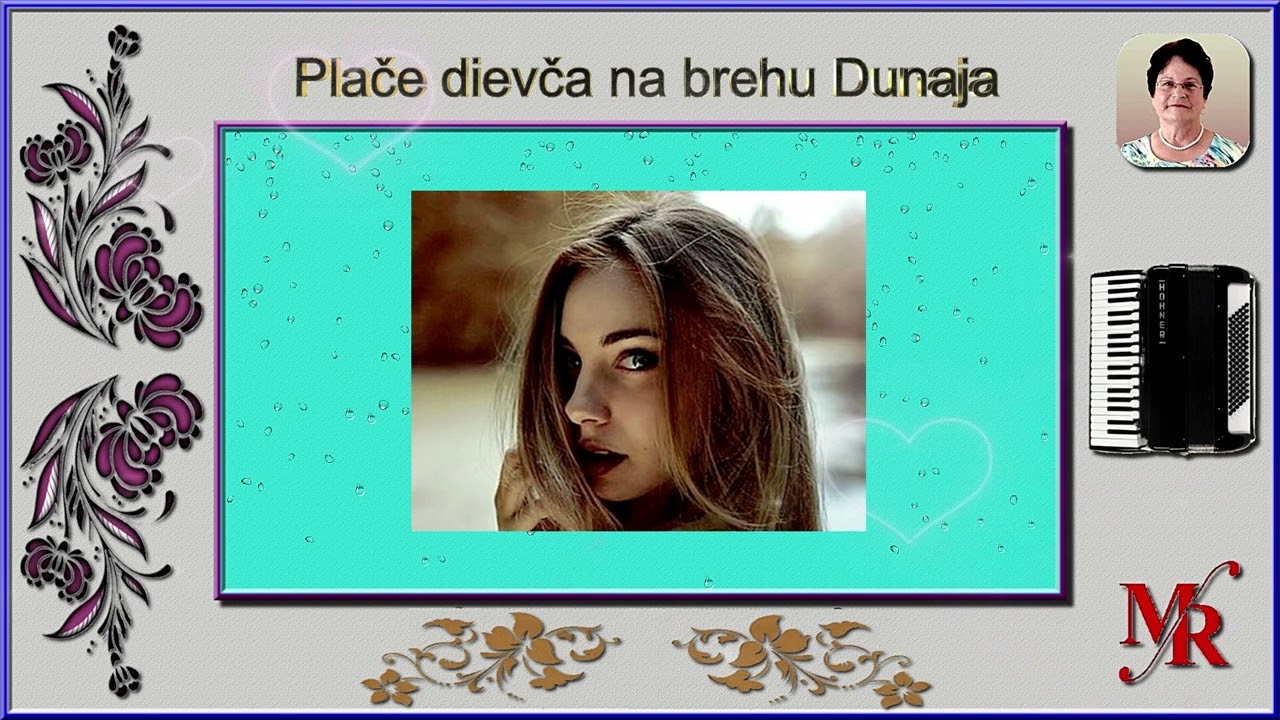 Plače dievča na brehu Dunaja