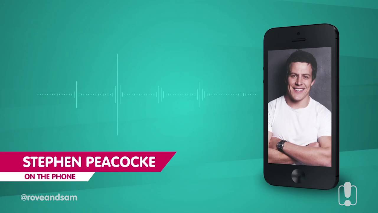 Stephen Peacocke: Working With Margot Robbie And Tina Fey | Rove & Sam