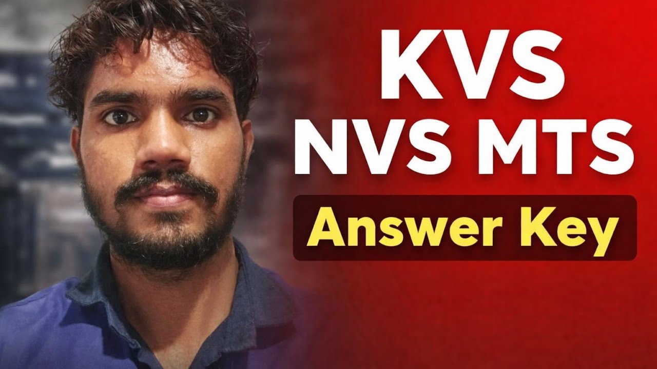 Kvs NVS MTS question paper available solve Kvs NVS mts ka answer key question solve krvaye question 