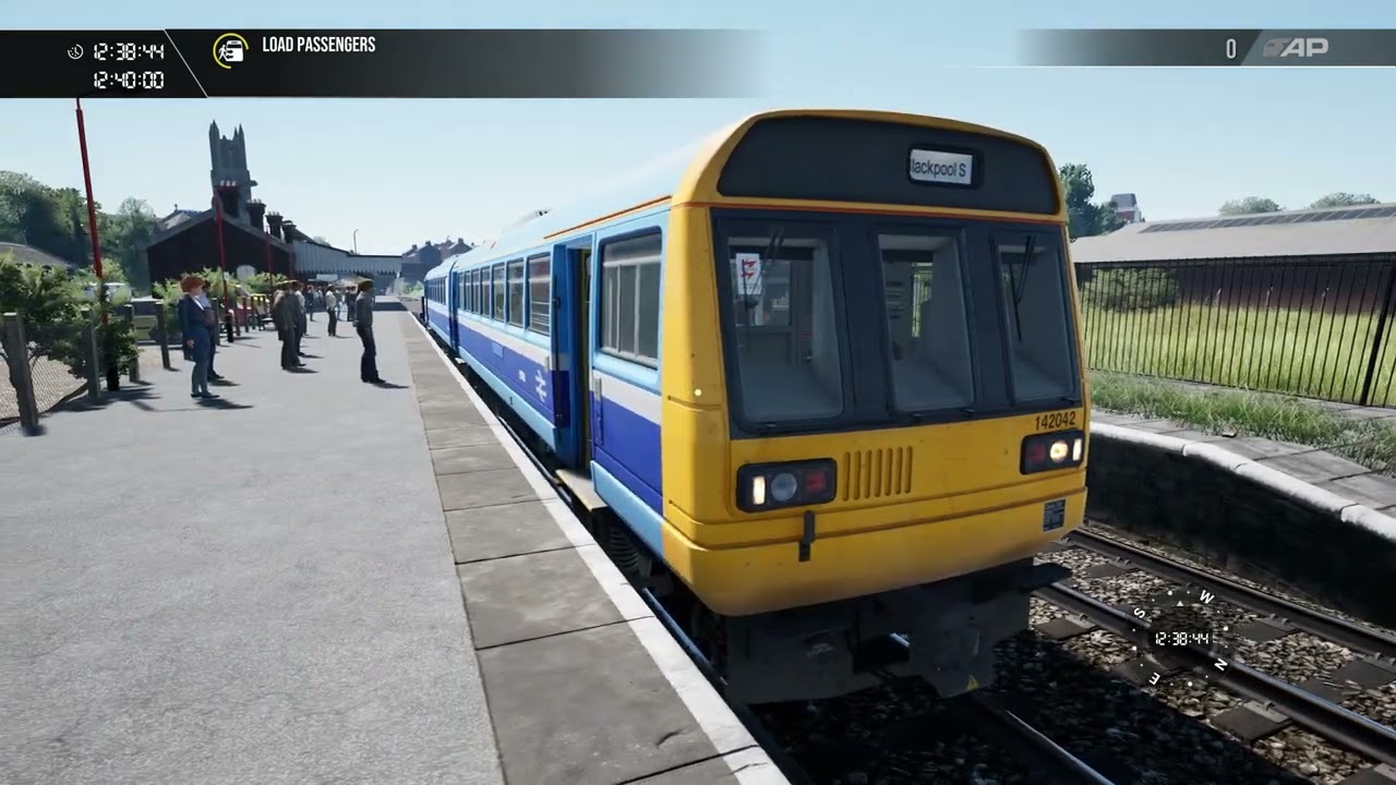 Train Sim World 4. Blackpool Branches: Ormskirk-Blackpool South. BR Class 142.