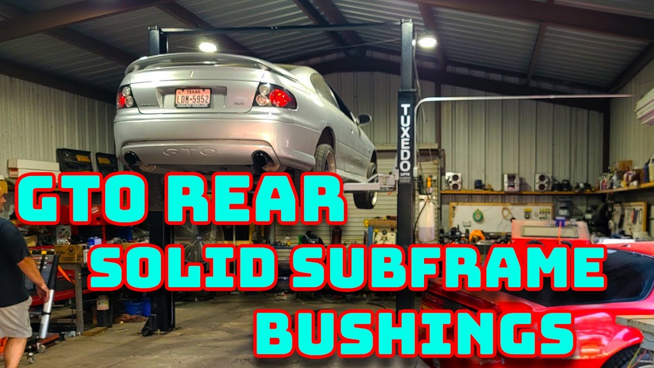 GTO Rear Solid Subframe Bushings from Hendrix Engineering