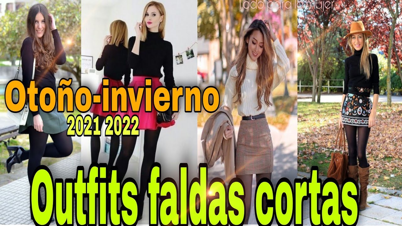OUTFITS/FALDA CORTA/IDEAS TEMPORADA OTOÑO🍁INVIERNO 2021-2022  @todoparamujerbellezamas3163 🌷