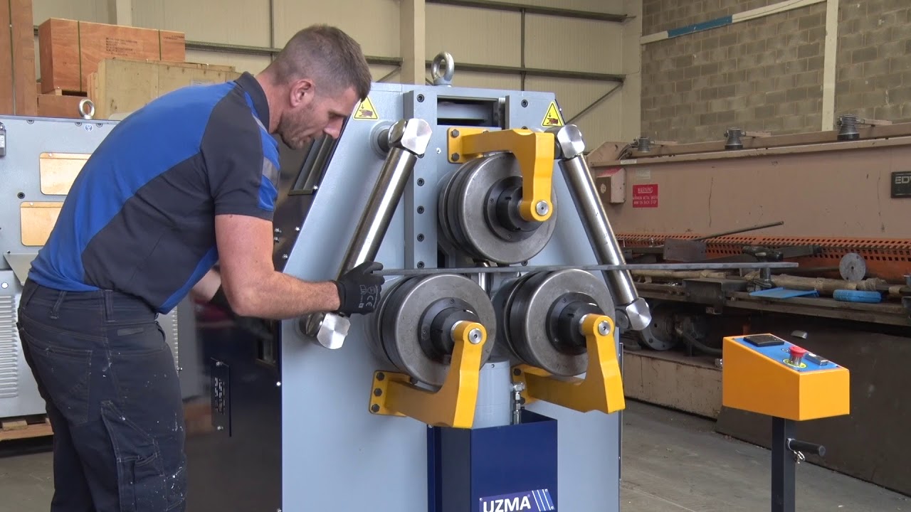 UZMA Power operated Section rollers and ring rollers quality sheet metal and fabrication machinery