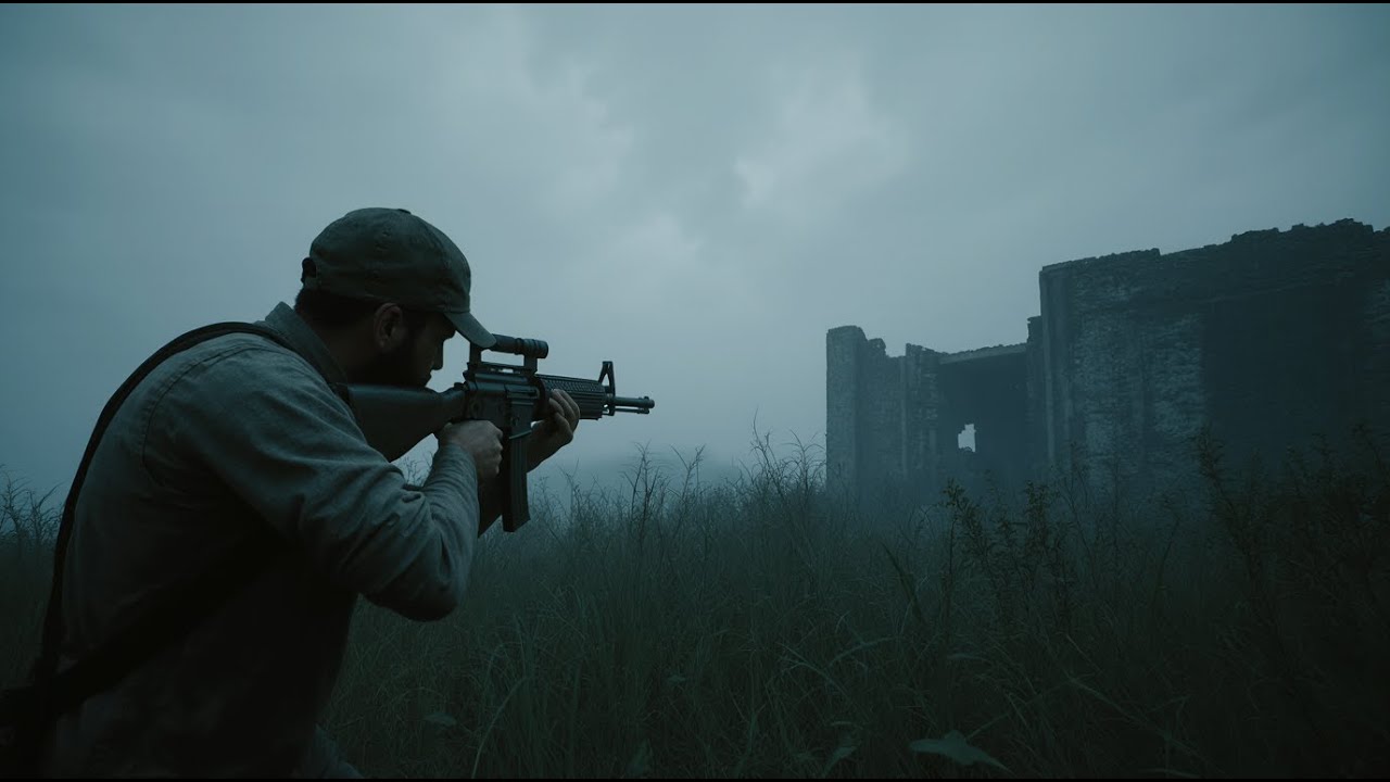 Playing SCUM on a PvE server — no rush, no stress.