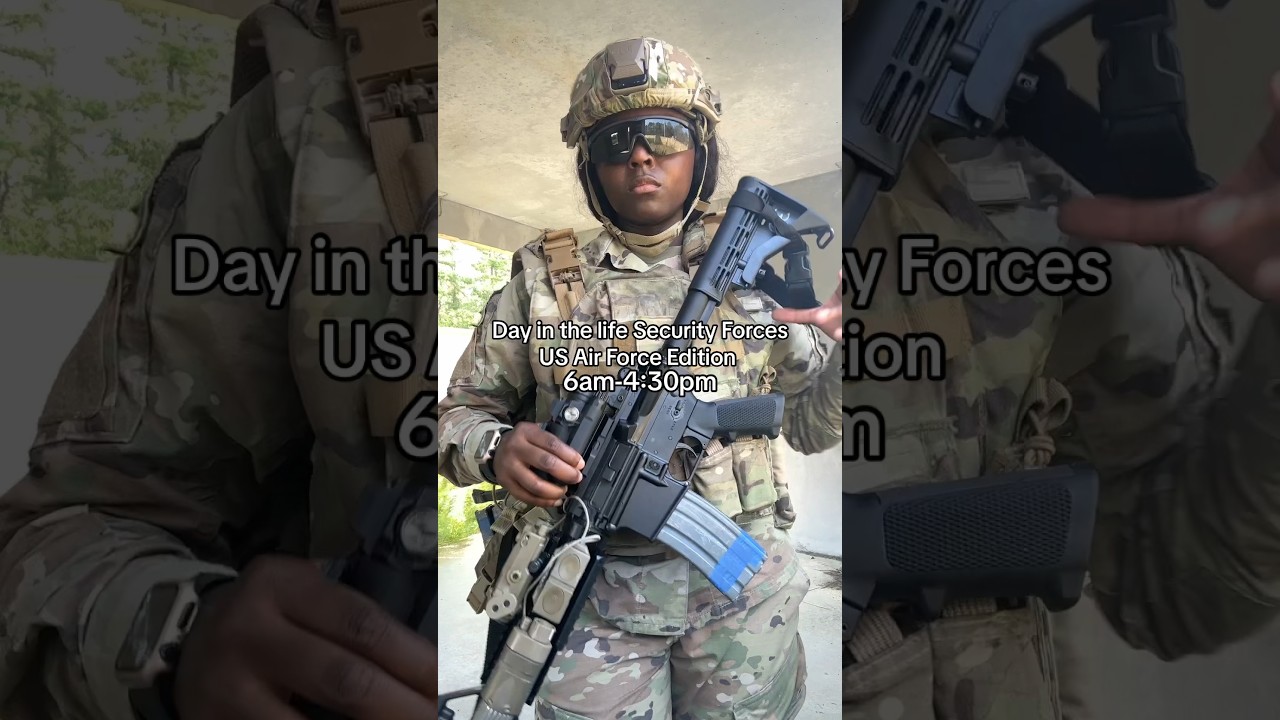 Spend the day with me Security Forces Air Force.Day in the life military #airforce #military #short