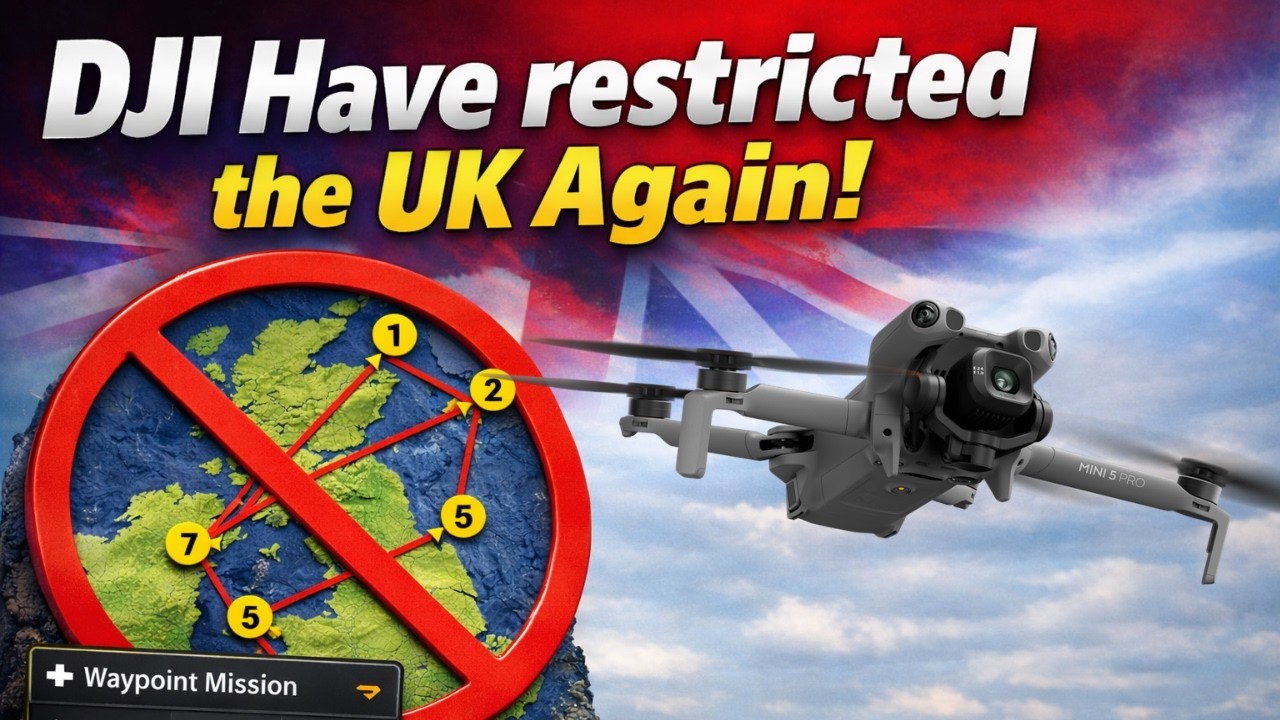 DJI Waypoint - DJI have restricted a feature in the UK!