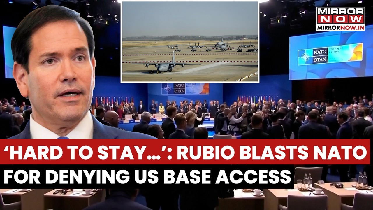 Rubio Blasts NATO Over Denied Base Access During Iran War, Signals Cracks In Alliance | Watch