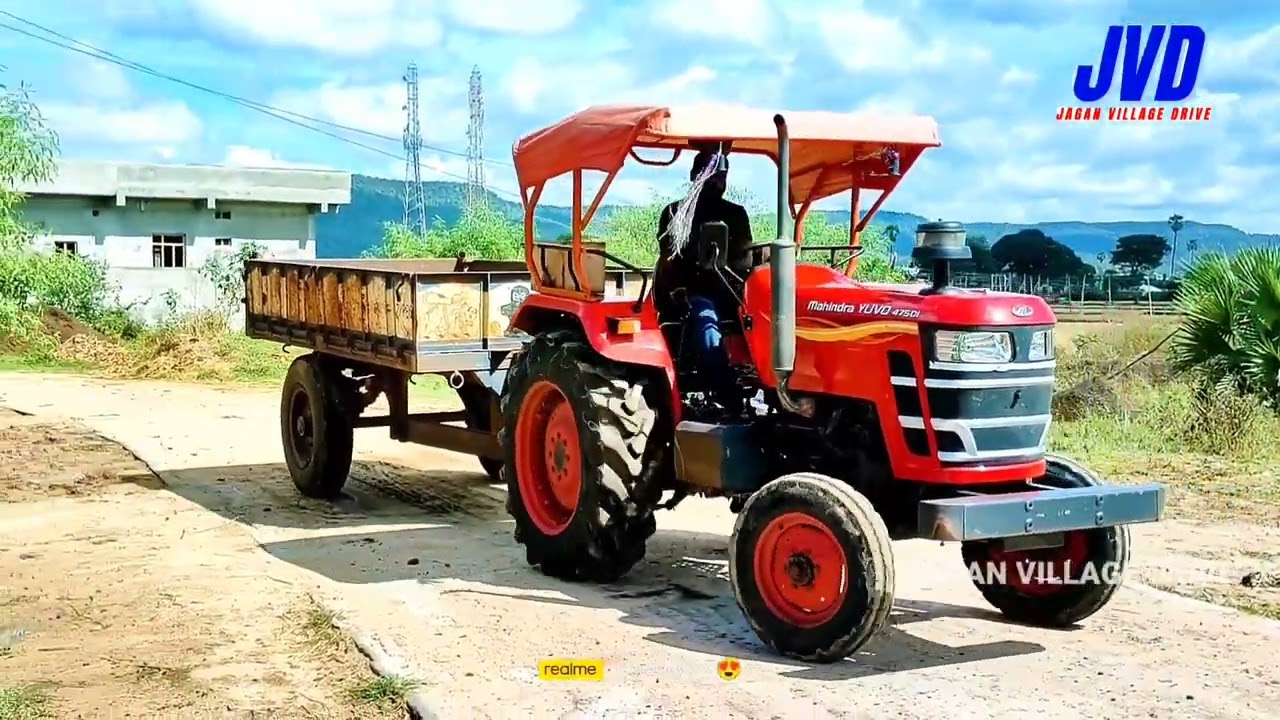 ट्रैक्टर को ट्रॉली के साथ रिवर्स कैसे मारे || How to  Reverse #tractor with trolly in #Hindi || #JVD