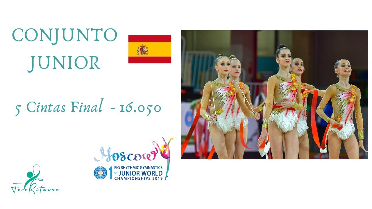 España 5 cintas final Campeonato del Mundo de Moscú 2019