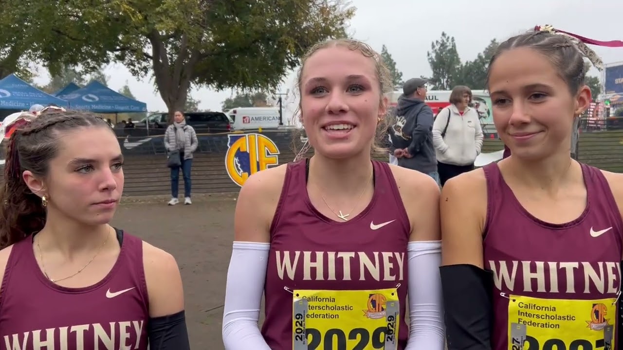 Rocklin Whitney 1st Place Girls Division 2 at CIF State Cross Country Championships