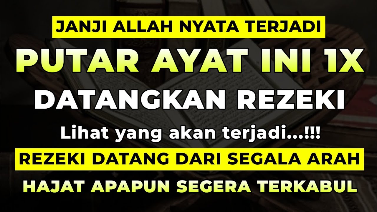 Bacaan Dahsyat! Satu Kali Putar Bisa Datangkan Kekayaan ~ dzikir pagi