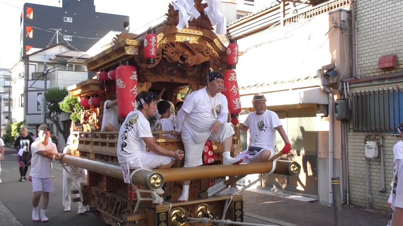 2023/7/16 東成区 西今里地車 夏祭り 本宮曳行