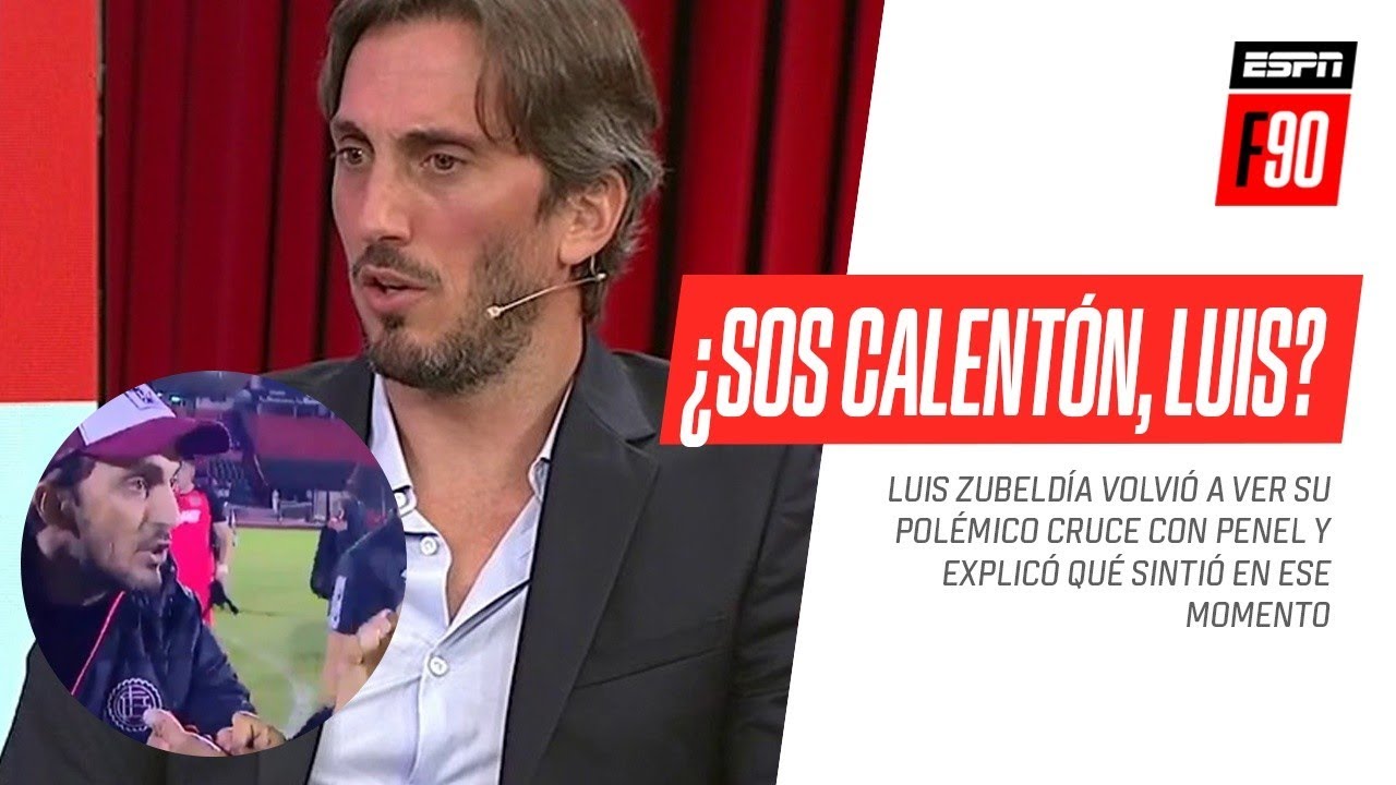 ¡IMPERDIBLE! #Zubeldía volvió a ver su polémico cruce con #Penel y explicó qué sintió en ese momento