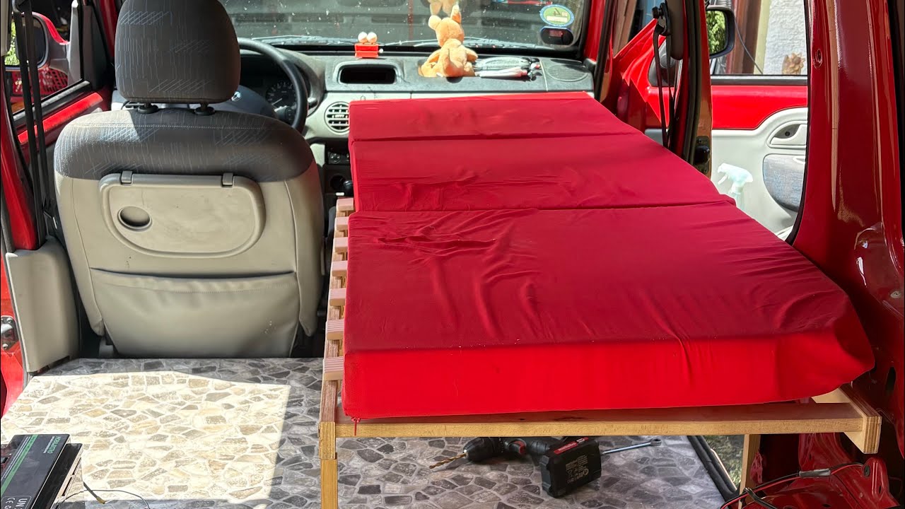 Minicamper bauen - Das Bett 🛌