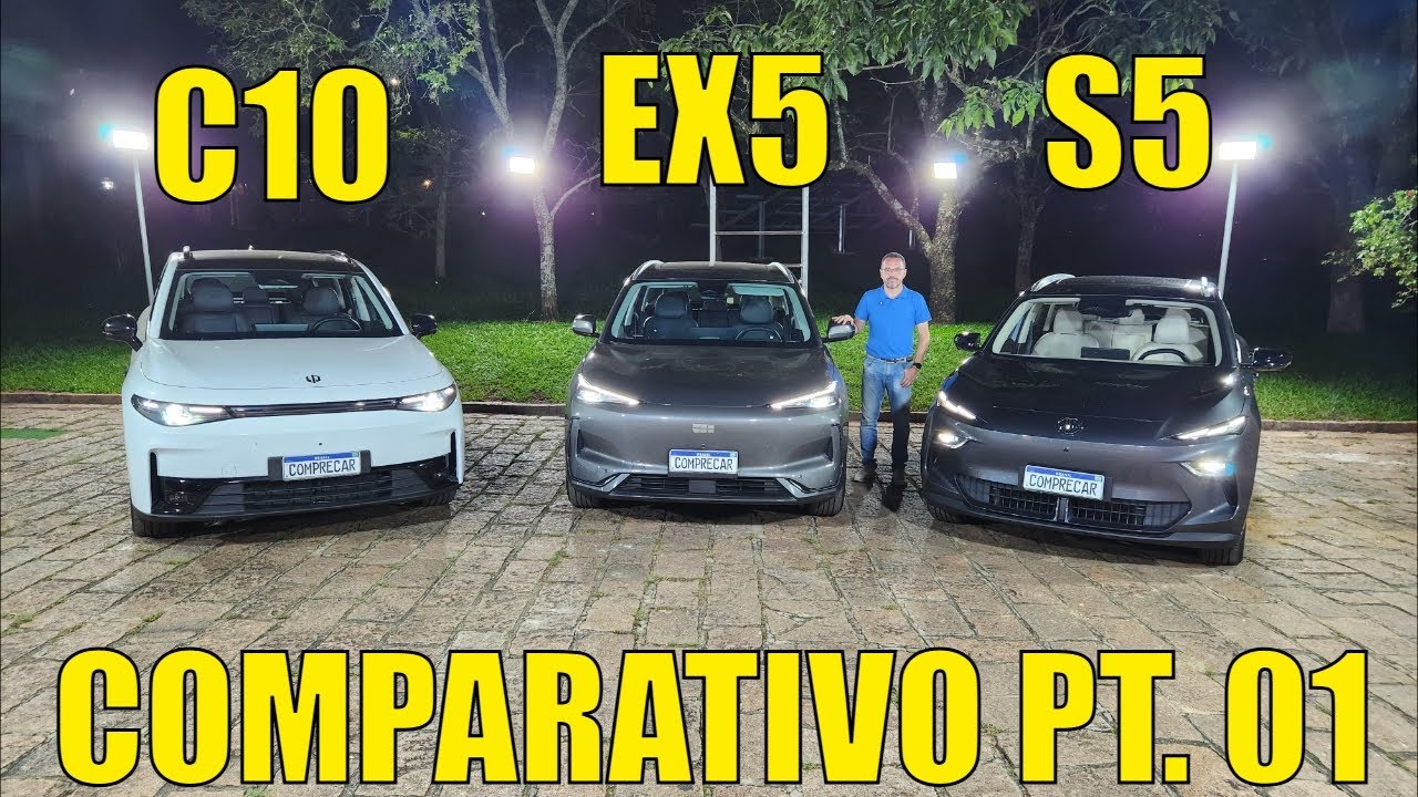 Comparativo - MG S5 x Geely EX5 x Leapmotor C10