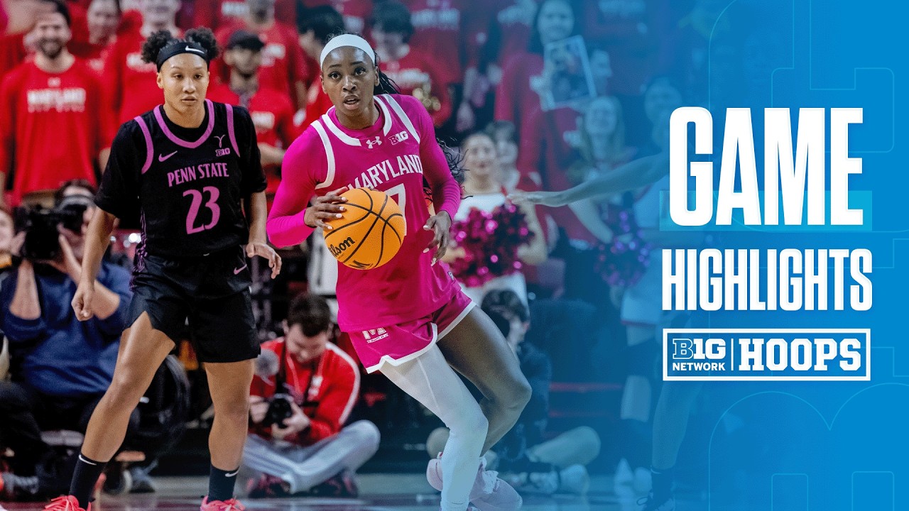 Penn State at Maryland | HIGHLIGHTS | Big Ten Women's Basketball | 02/12/2026