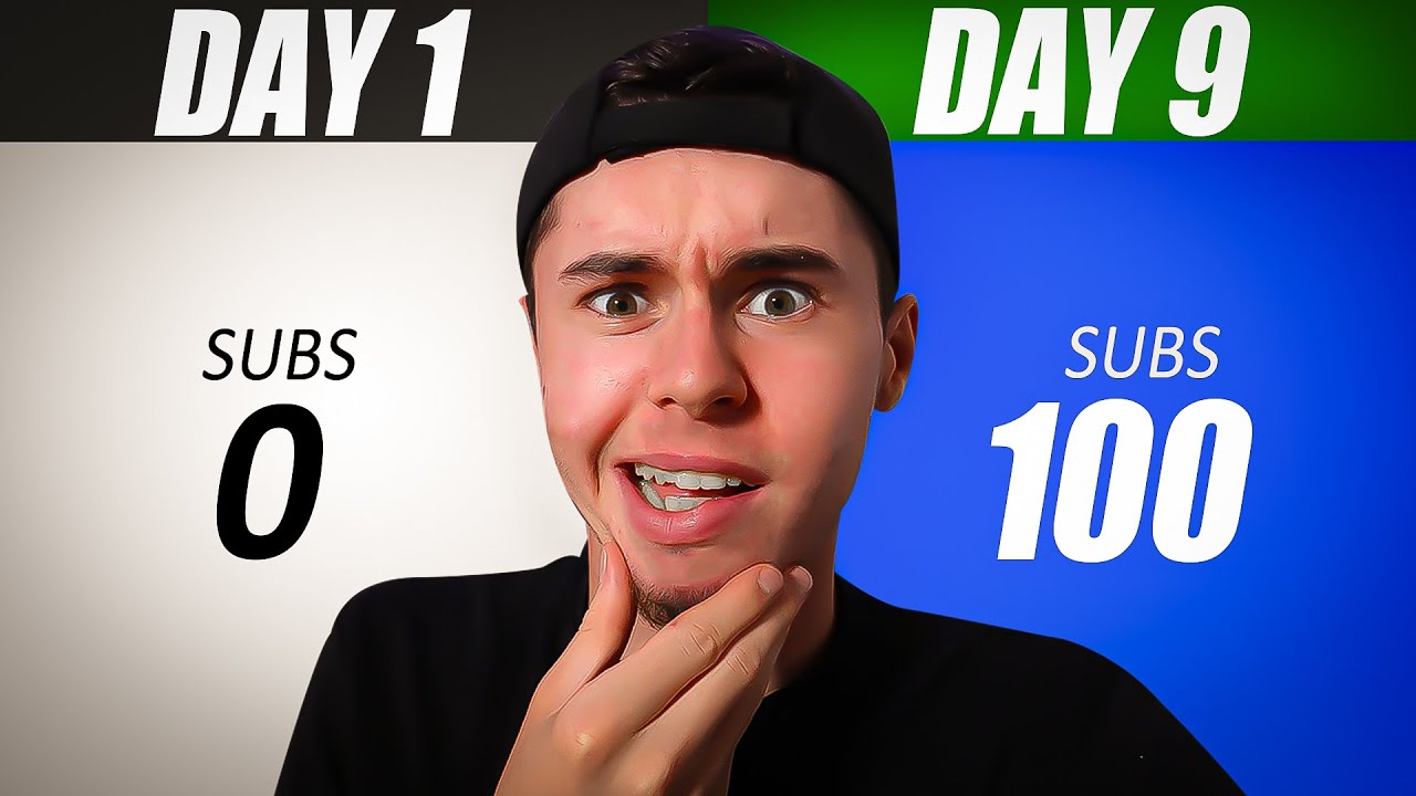 በ 9 ቀን 100 ሰበስክራይበሮችን ለማግኘትHow I Got 100 Subscribers in JUST 9 Days!