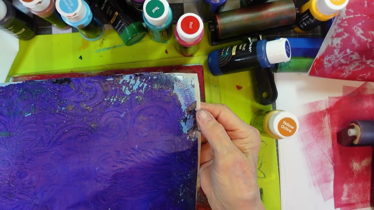 Having a Play with my Gelli Plate
