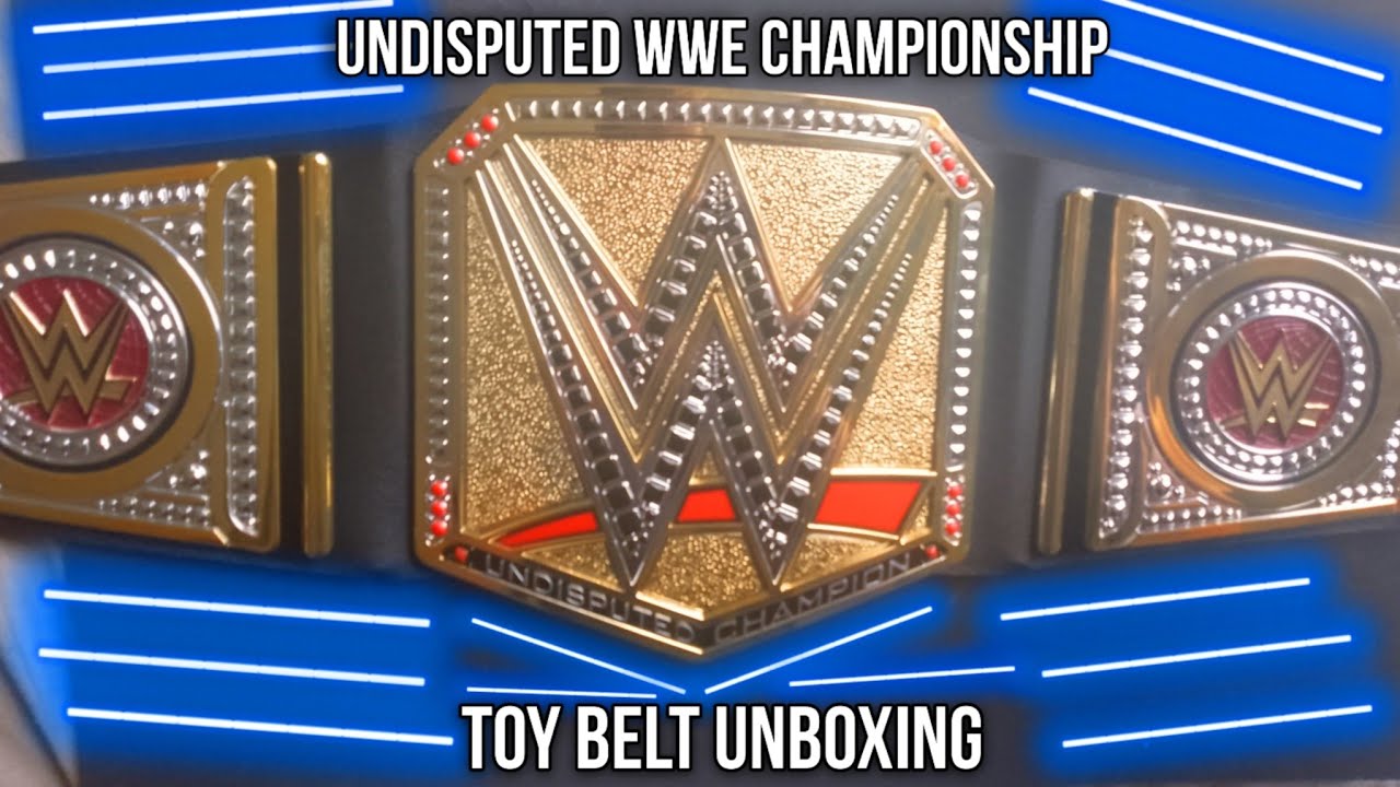 Undisputed WWE Universal Championship 2023 Toy Belt Unboxing