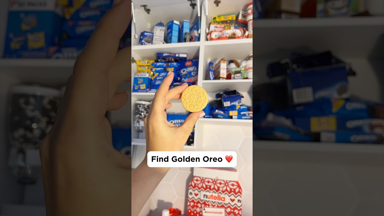 Find Golden Oreo #game #oreo #goldenoreo