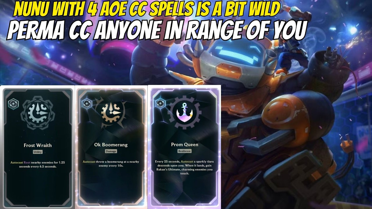 2 CC Autocasts on Nunu 😱 Perma AOE CC Is WILD