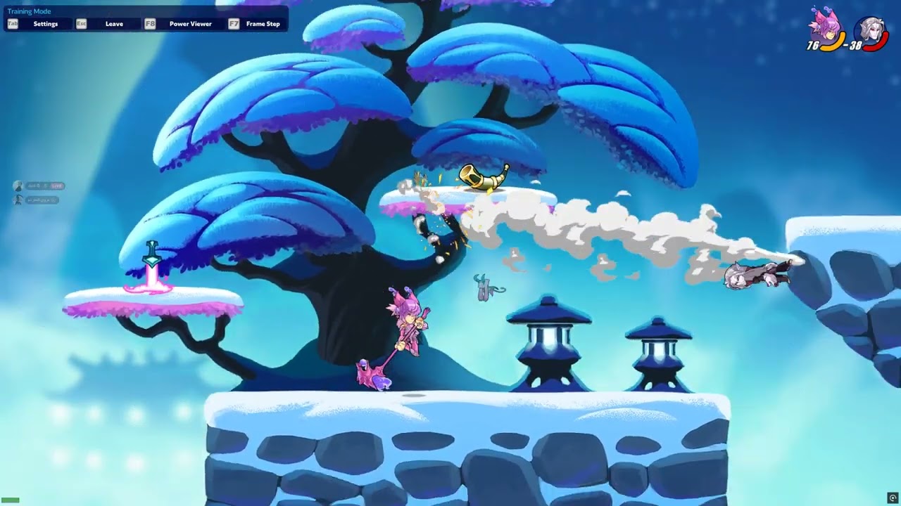 Yumiko combo in Twilight Grove map
