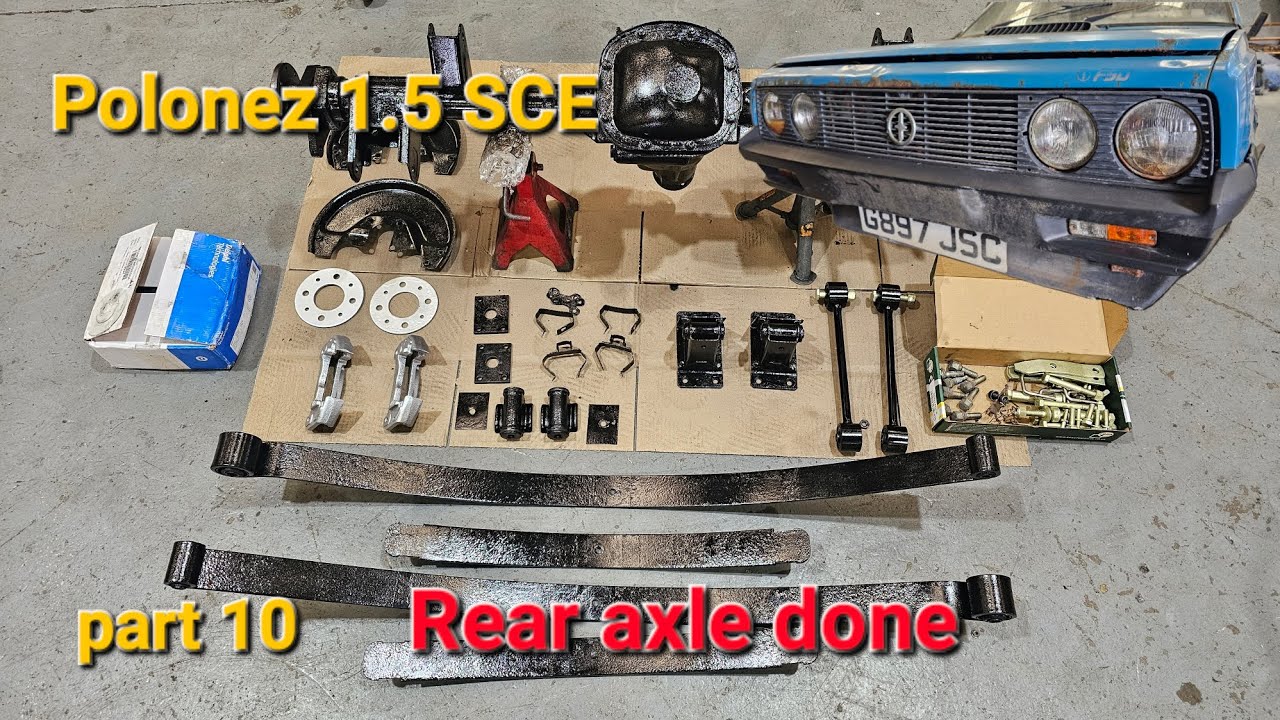 FSO Cars Polonez 1.5 SCE restoration part 10, montaż tylnego zawieszenia