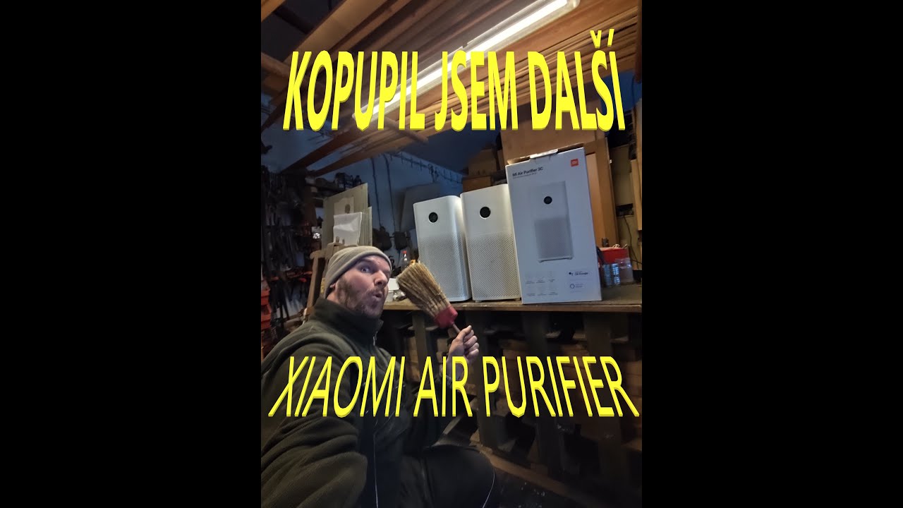 Zahořen&iacute; čističky vzduchu XIAOMI AIR PURIFIER 3C,3H, Zkou&scaron;ka zamořen&iacute;