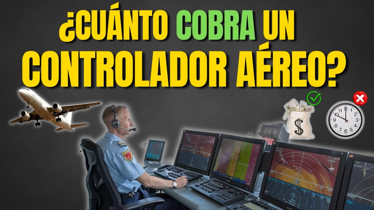 ¿Cuánto Dinero GANA un Controlador Aéreo y Cómo es su Vida?