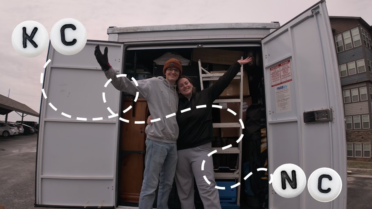 kansas city to nc roadtrip!!! (finally moving in together)