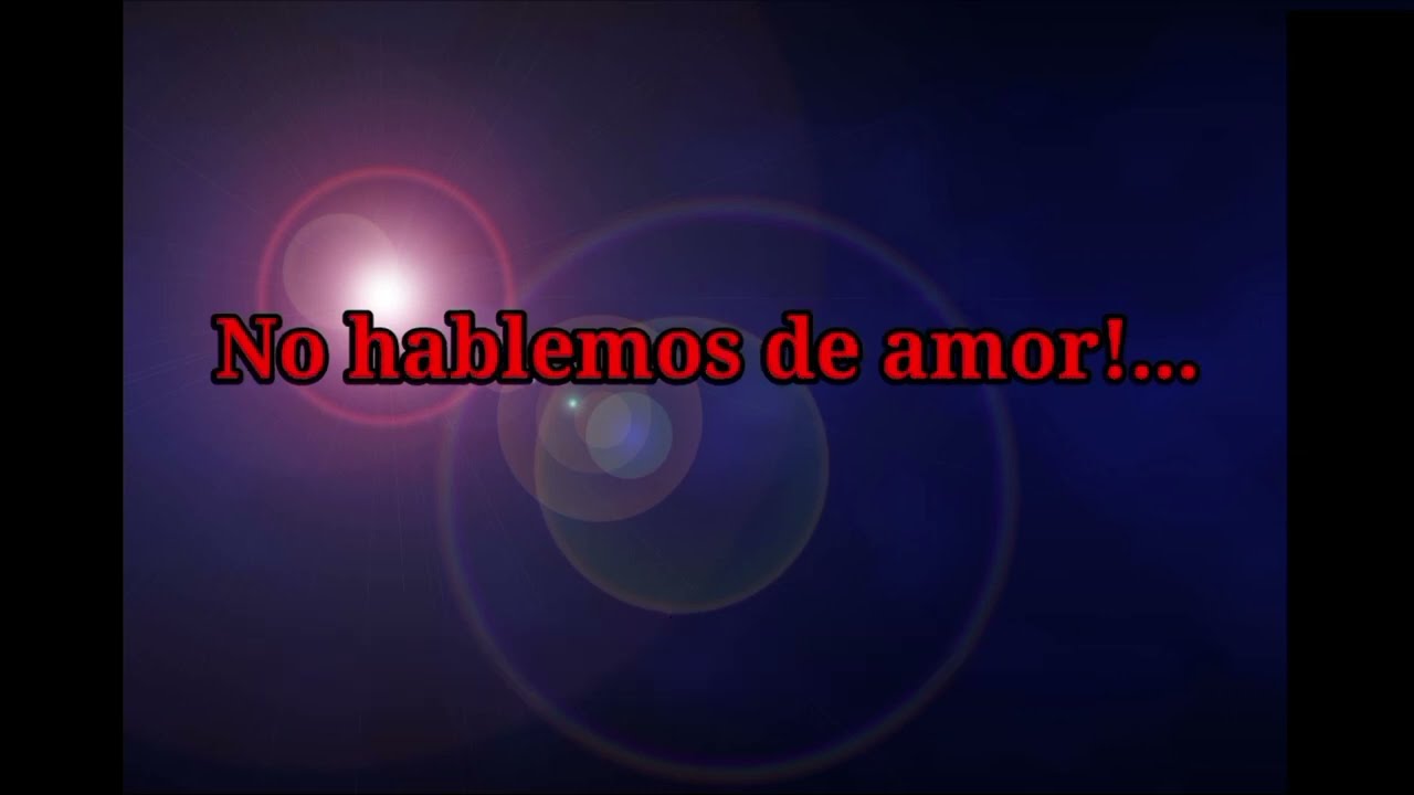 No hablemos de Amor - Banda Capiibary - (karaoke)