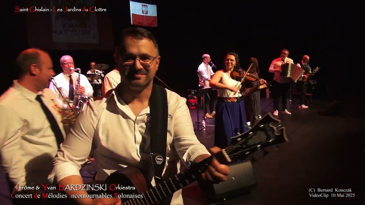 Jérôme & Yvan BARDZINSKI Orkiestra le dernier titre de leur CONCERT à Saint GHISLAIN (1)