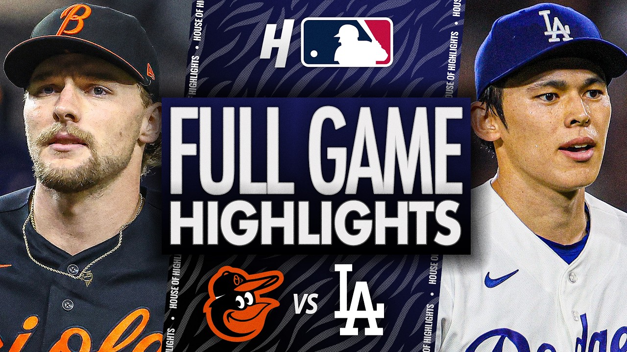 Baltimore Orioles против Los Angeles Dodgers &mdash; ЛУЧШИЕ МОМЕНТЫ МАТЧА 🔥 19 июня 2026 г. Сезон MLB