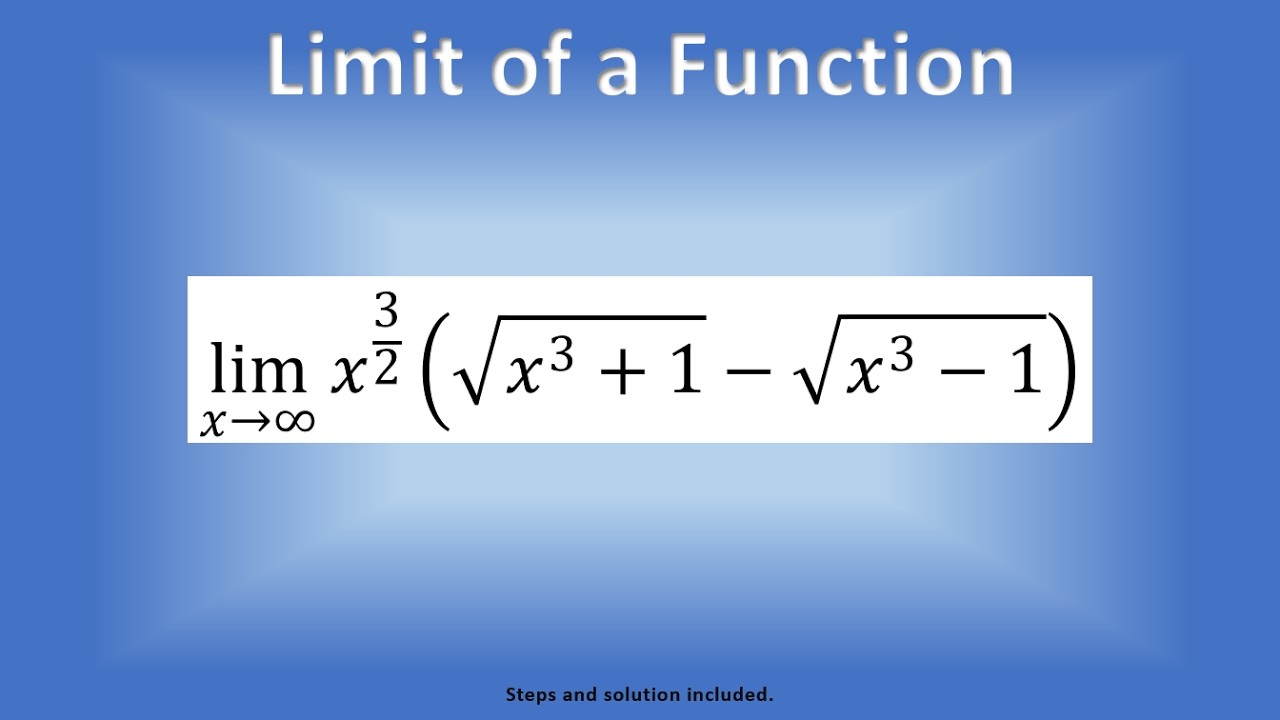 Limit of a Function 089