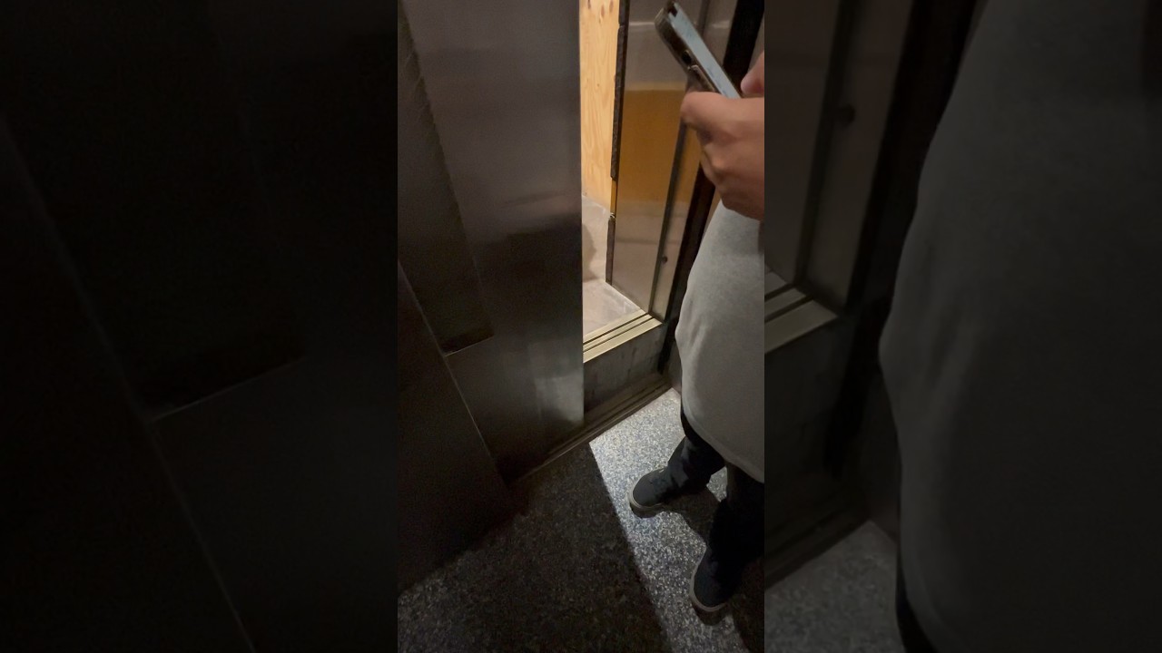 EXTREMELY #DANGEROUS! #Elevator  Drifts with Doors Open! #shorts